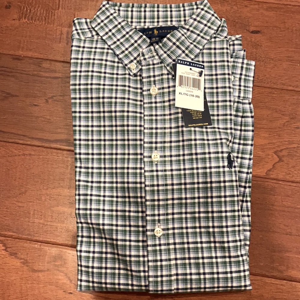 Kids Size polo button downs